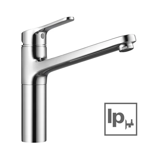 Herz baterija Infinity I20 za kuhinju, 3 cevi, ugaoni ventil 01169