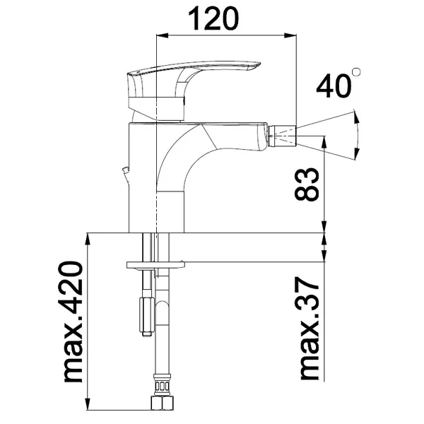 Herz baterija Elite E50 za bide 00588