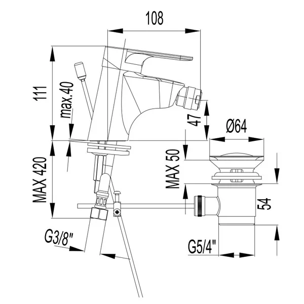 Herz baterija Infinity I50 za bide, pileta 00501