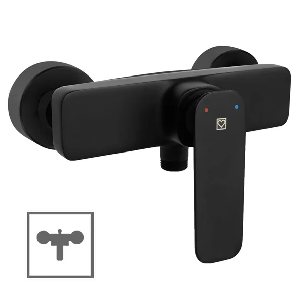 Herz baterija Zen Black U40B za tuš kadu 00430B