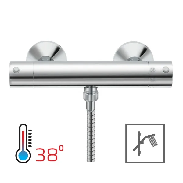 Herz baterija Fresh T40 termostatska za tuš kadu, tuš ručica, tuš crevo, konzola 00437