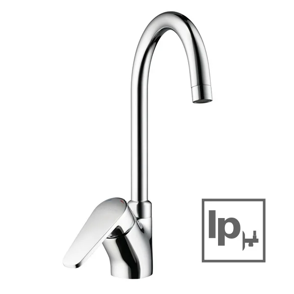 Herz baterija Infinity I22 za kuhinju, 3 cevi, ugaoni ventil 01173