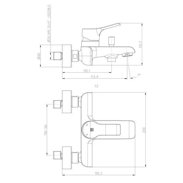 Herz baterija Lino L30 za kadu 00396H