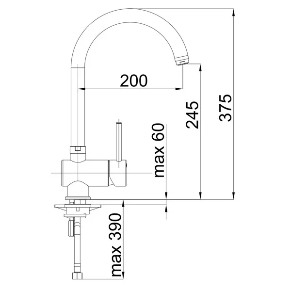 Herz baterija Fresh F21 za kuhinju 00133