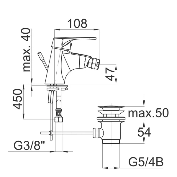 Herz baterija Project M50 za bide, pileta 00516