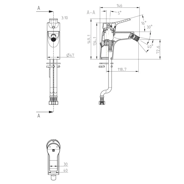 Herz baterija Lino L50 za bide 00590H