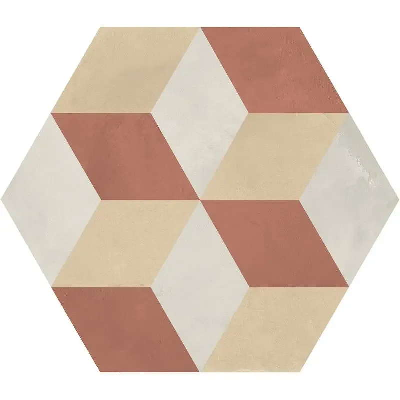 Terra.Art Cubo Tramonto/crema Esagona 25x21.6 I423