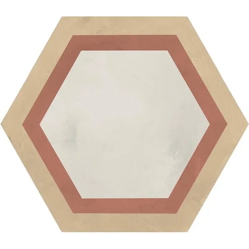Terra.Art Cornice Tramonto/crema Esagona 25x21.6 I427