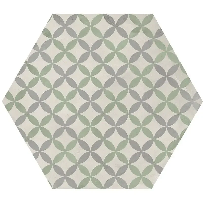 Terra.Art Astro Sabbia/menta Esagona 25x21.6 I418