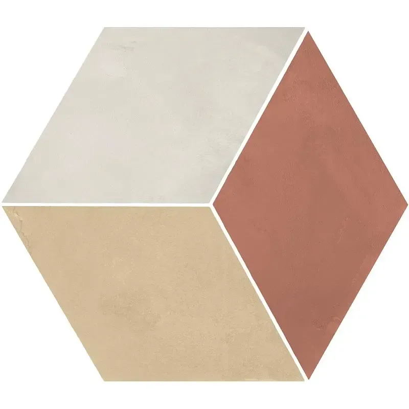 Terra.Art Rombo Tramonto/crema Esagona 25x21.6 I426