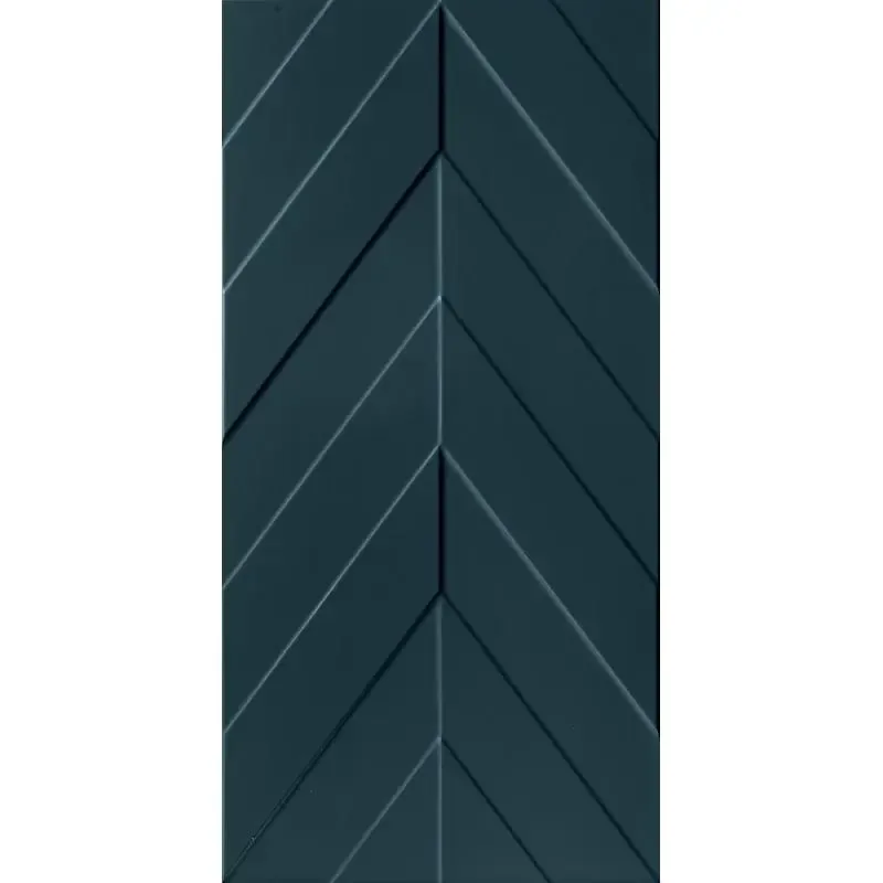 4D.Chevron Deep Blu Matt 40x80 D734