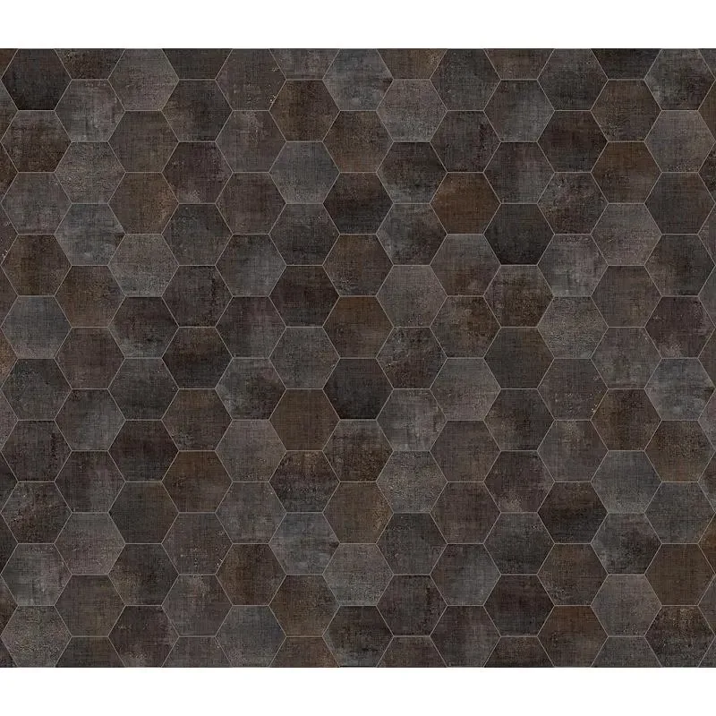 Textile Dark Esagona 25x21.6 D568