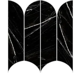Incanto Sky Black Glossy Mosaico Ventaglio 28.1x31 R9CJ