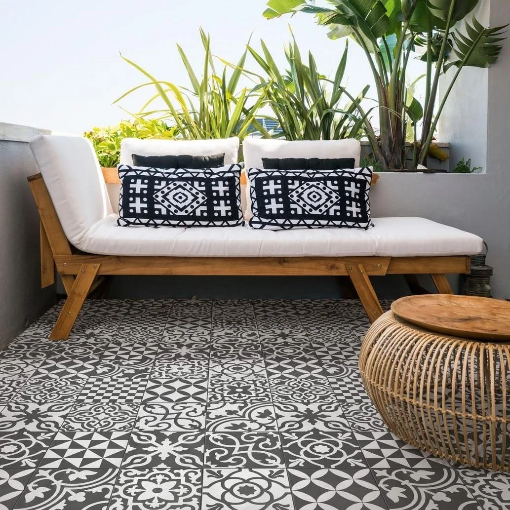 Contrasti Antracite Decoro Mix 20x20 R7GZ