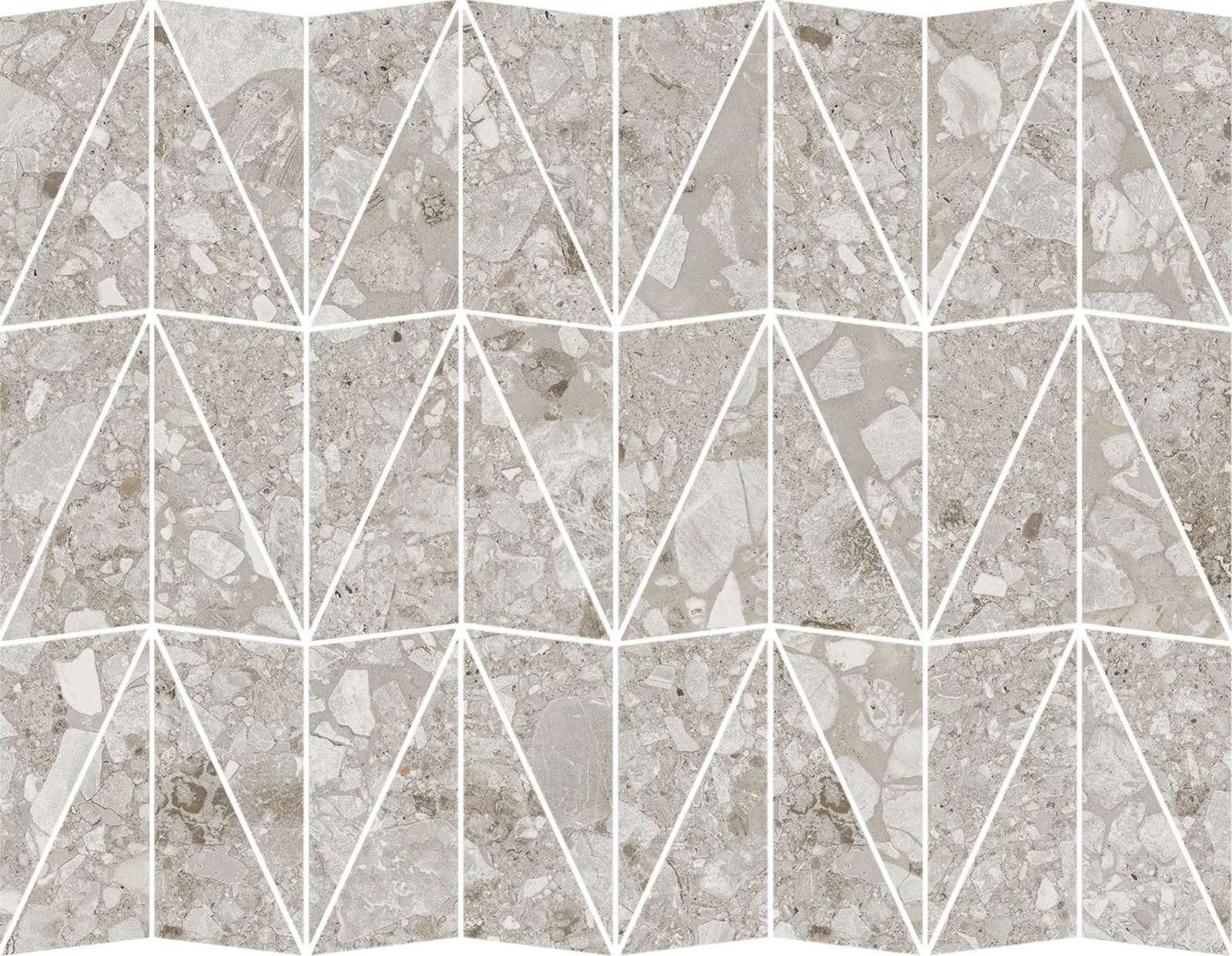 Ceppo Beige Mosaico Triangoli RT 29x39 RCZW