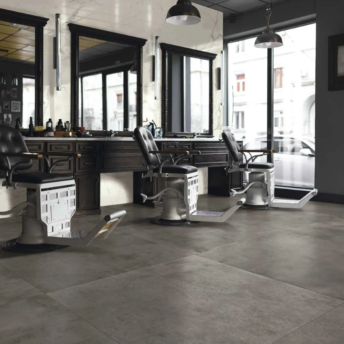 Maiora Concrete Effect Grigio Scuro Rettificato 120x120 R6SP
