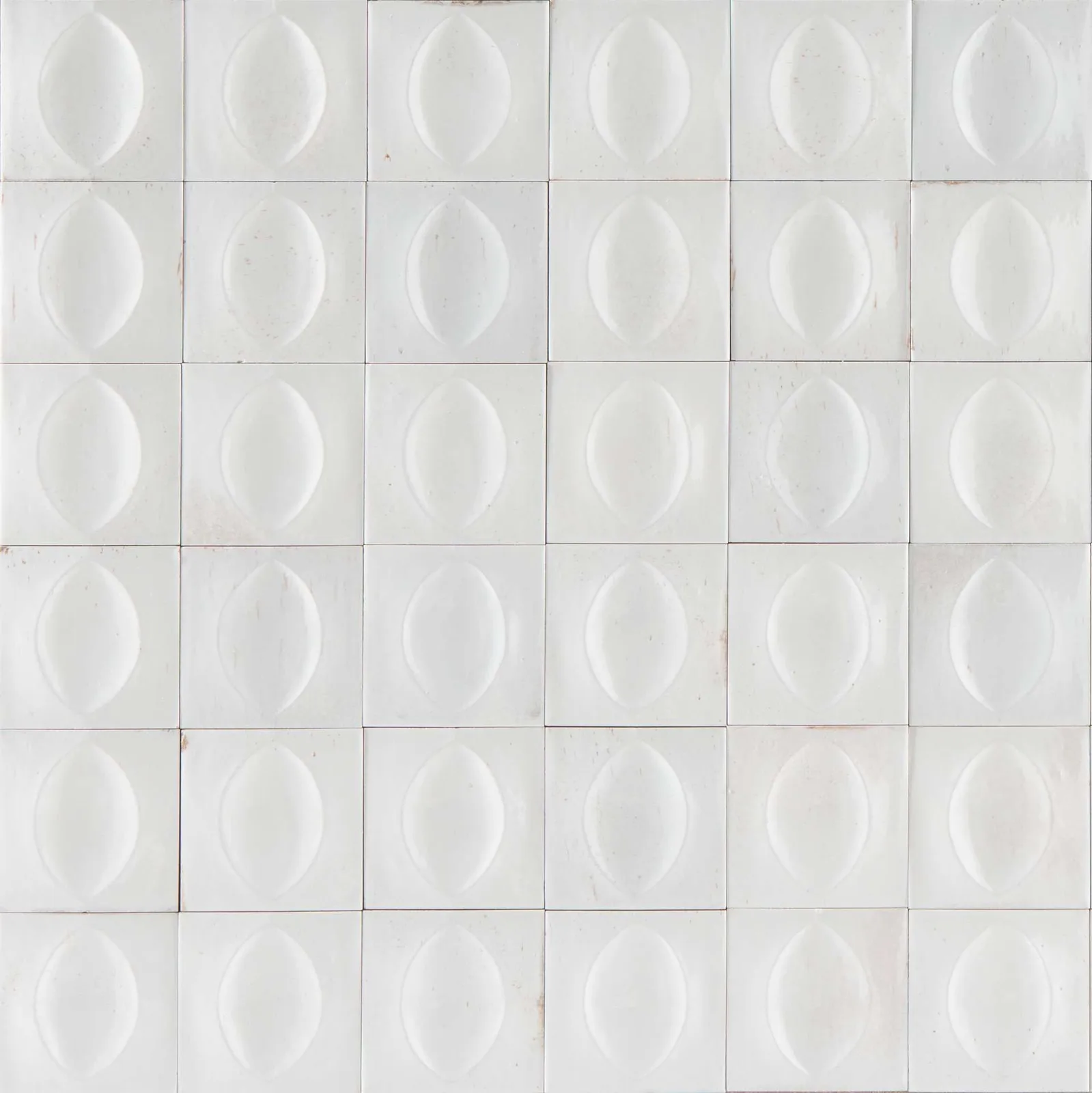 Gleeze Bianco Struttura Egg Glossy 10x10 R8GS