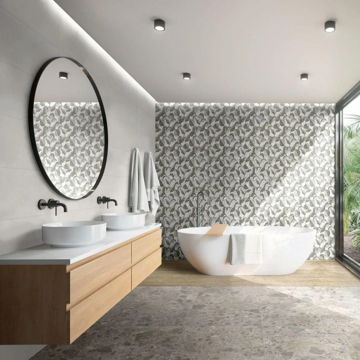 Vida Decoro Edera Verde Touch 30x90 RA79