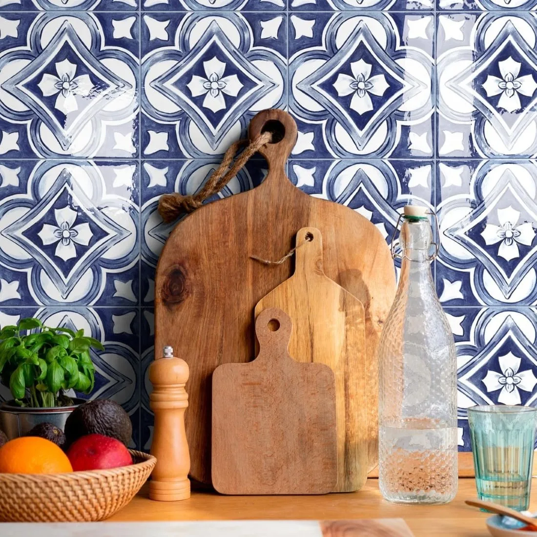 Amuri Decoro Maiolica Tappeto 1 Glossy 20x20 RC8G