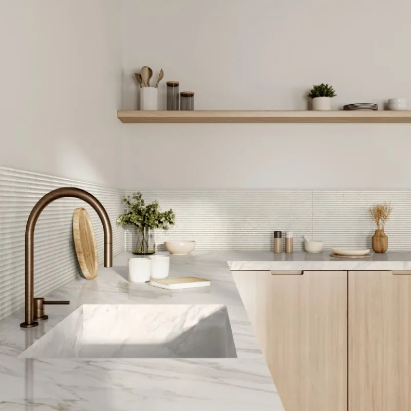 Tiempo Wall Bianco 3D Flare 20x60 RDAJ