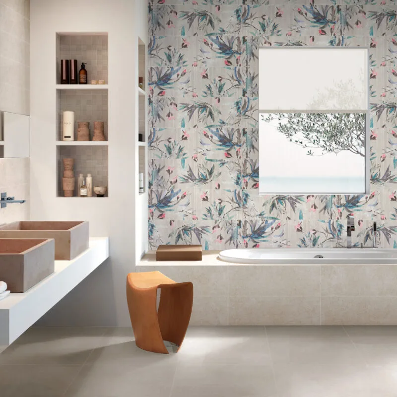 Creek Decoro Fresco Bianco 25x76 R9DL
