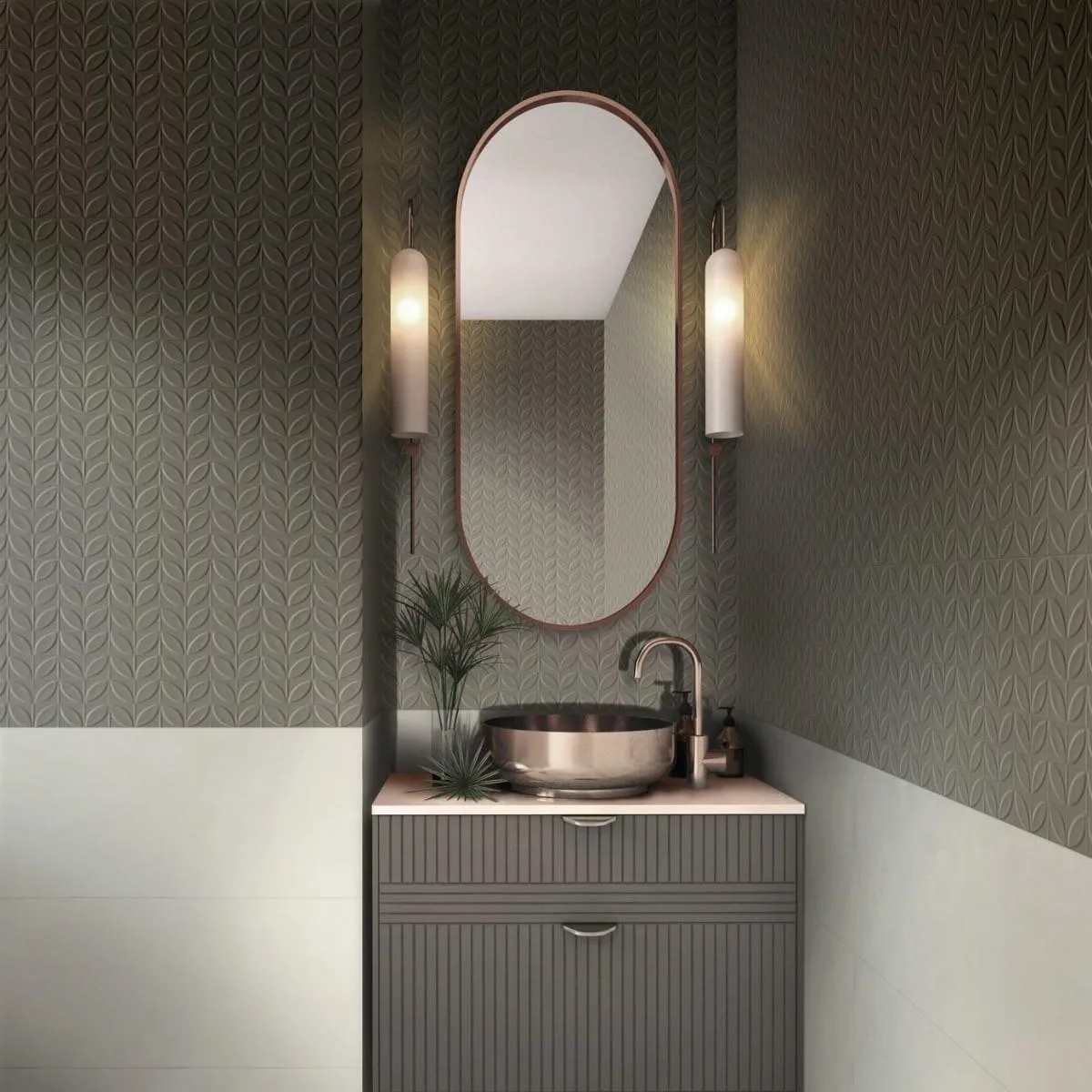 Vida Fango STR 3D Foglia RT 30x90 RA6Q