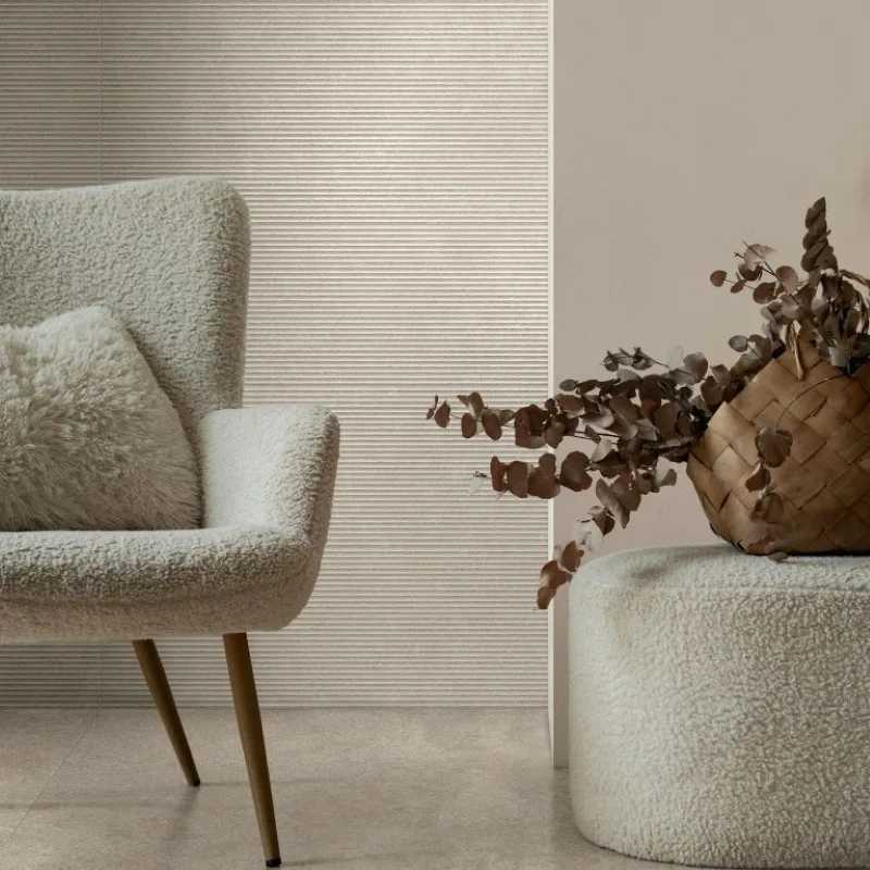 Tiempo Wall Taupe 3D Flare 20x60 RDAL