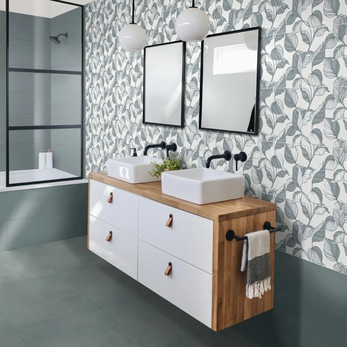 Vida Decoro Edera Azzurro Touch 30x90 RA6Y