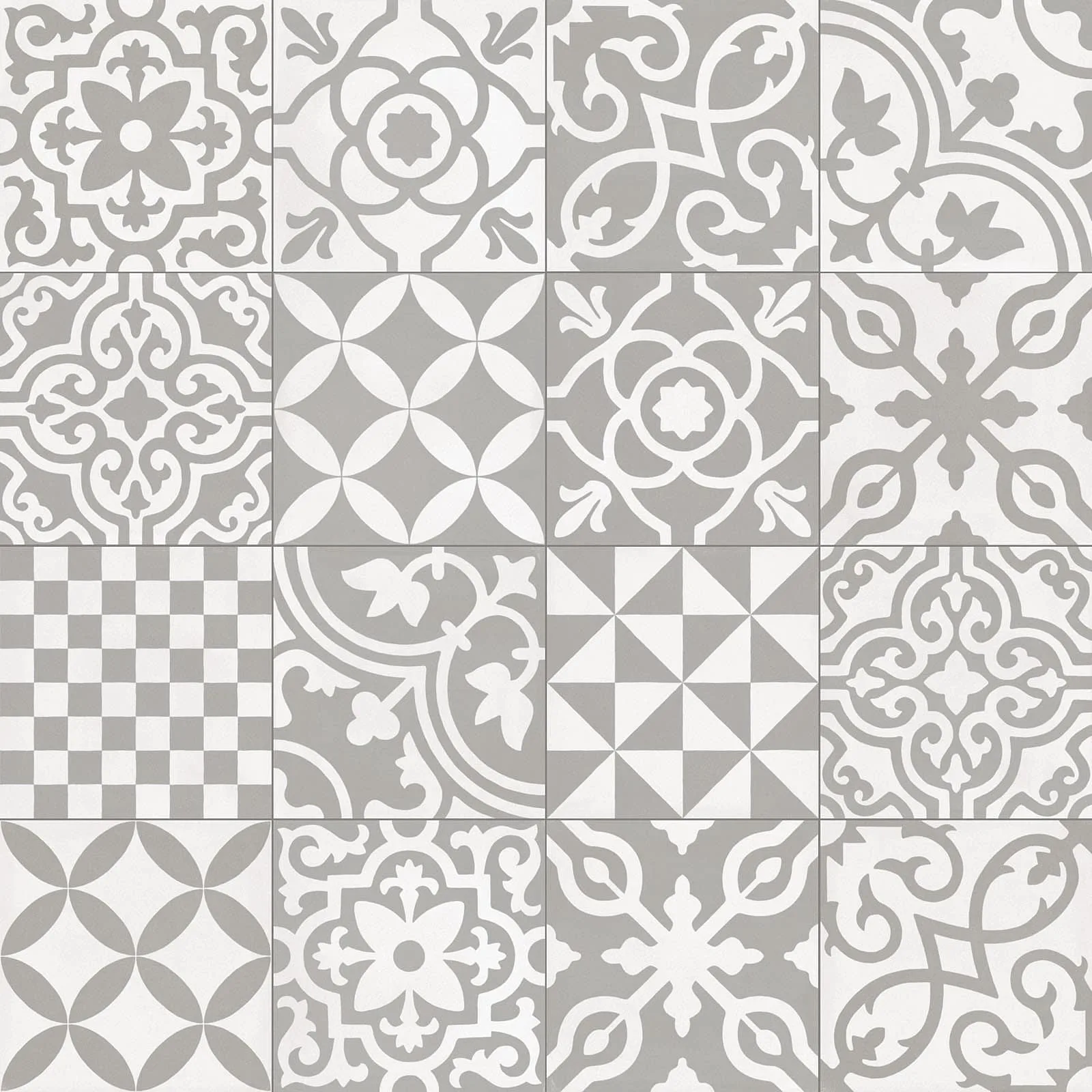 Contrasti Grigio Decoro Mix 20x20 R7GY