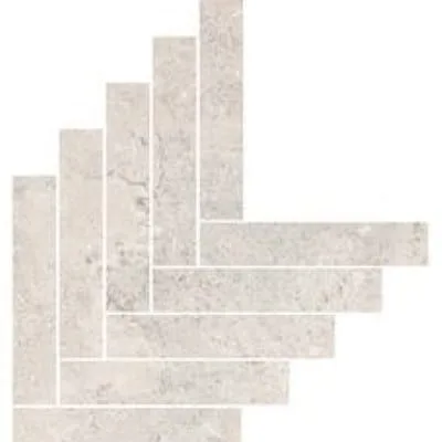 Kalkstone White Mosaico Freccia 44.9x61.6 RANT