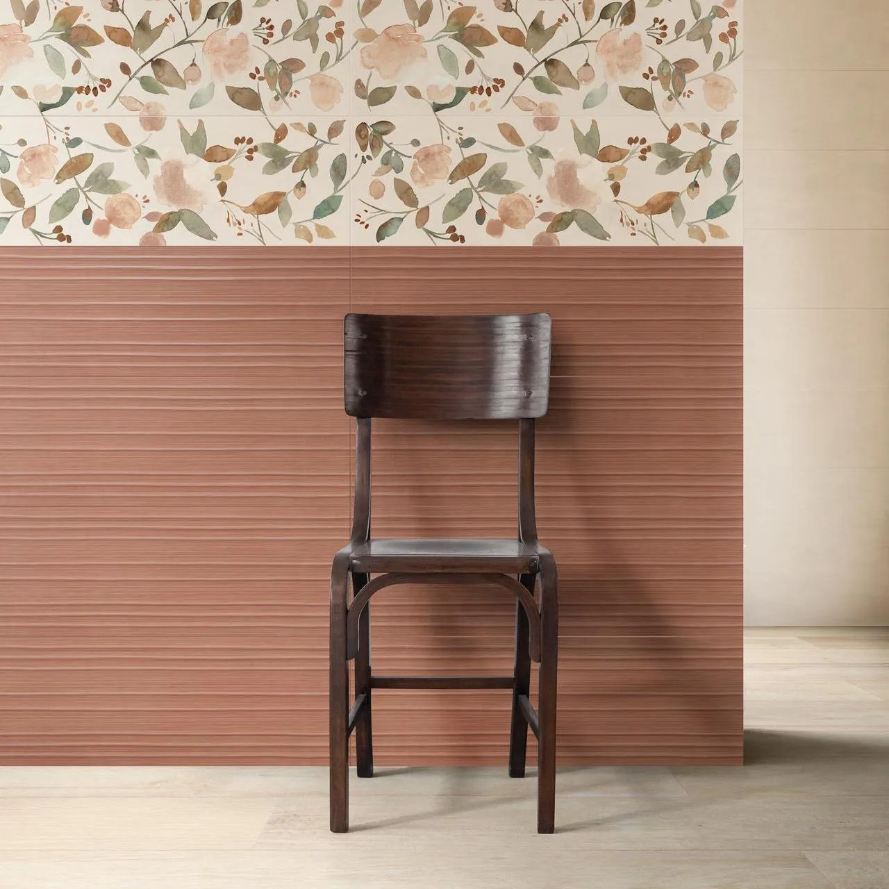 Now Terracotta Struttura 3D Rigo 25x76 R9N8