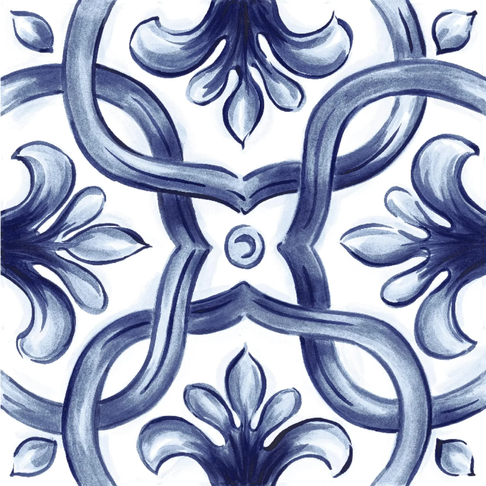 Amuri Decoro Maiolica Tappeto 2 Glossy 20x20 RC8H