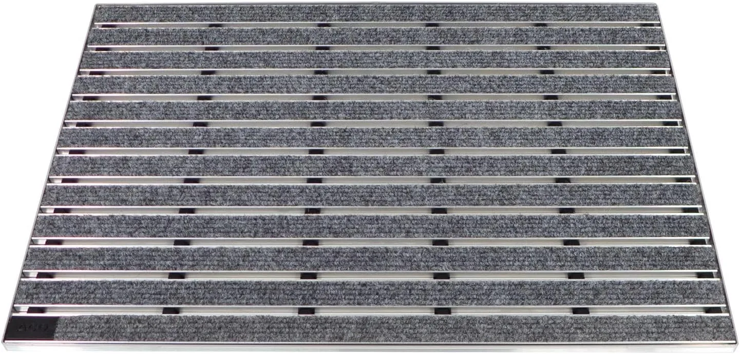 Aco sivi rips otirač od aluminijumskog profila sa okvirom 60x40x1cm
