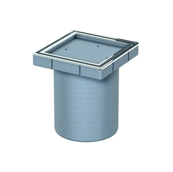 Aco 5141.43.00 easyflow plastični gornji deo slivnika sa okvirom od inox-a