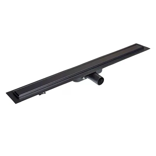 Aco shower drain classic kanal za t kab sa mat crnim završnim prelazom sa hor flanšom 585mm