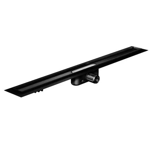 Aco shower drain classic kanal za t kab sa mat crnim završnim prelazom sa hor flanšom 585mm