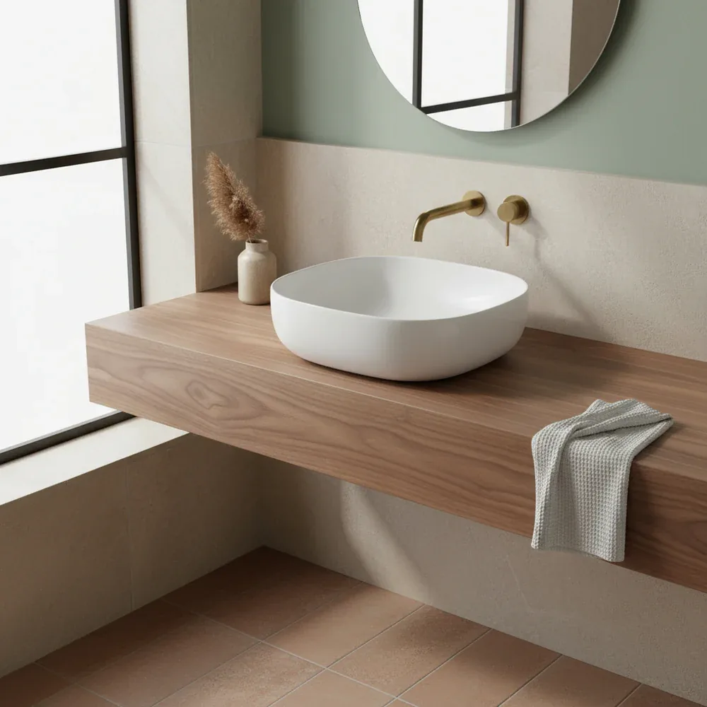 Azzurra Elegance Zip nadgradni umivaonik 45x45x15cm Bianco ELLA045450Z0BI