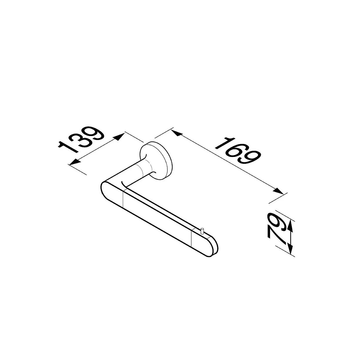 Geesa Tone držač toalet papira 917309-02-R