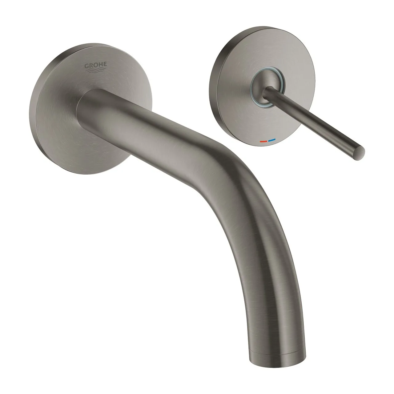 Grohe Atrio Zidna Slavina Za Umivaonik 185Mm Izliv Brushed Hard Graphite 19287AL3