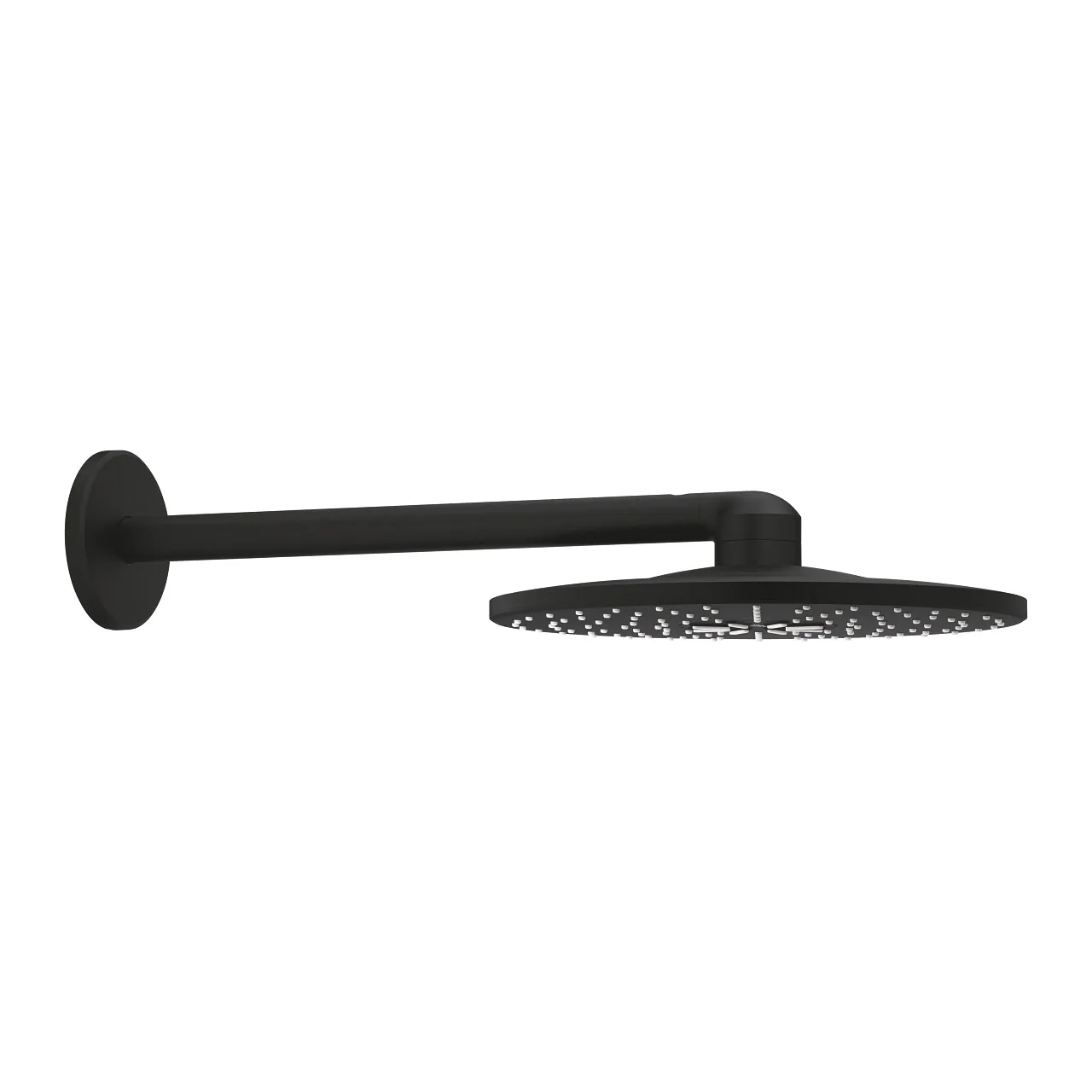 Grohe Rainshower Smartactive 310 tuš ruža set sa zidnim nosačem 2 mlaza phantom black 22123kf0