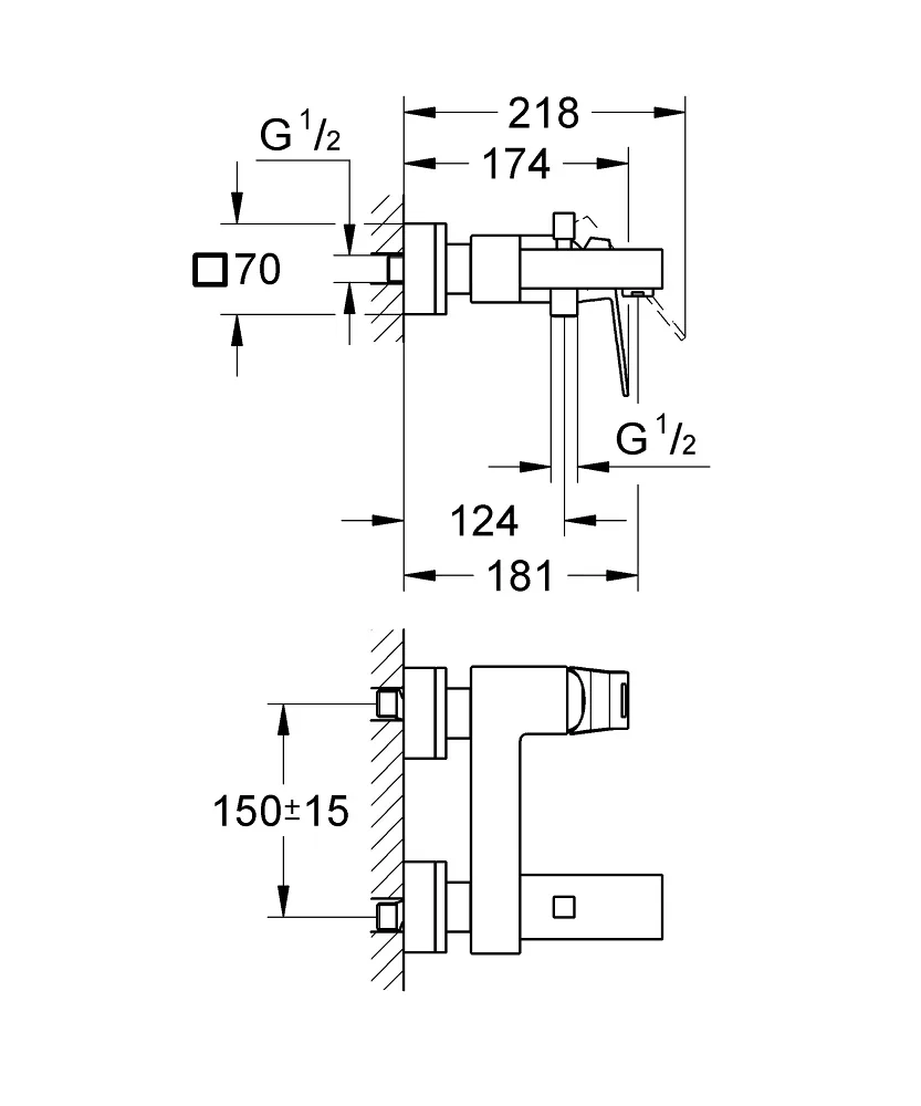 Grohe Eurocube Za Kadu 2314000