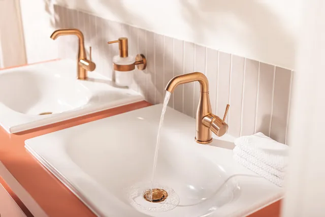 Grohe Essence Slavina Za Umivaonik M Veličina Sa Podsklopom Brushed Warm Sunset 24173DL1