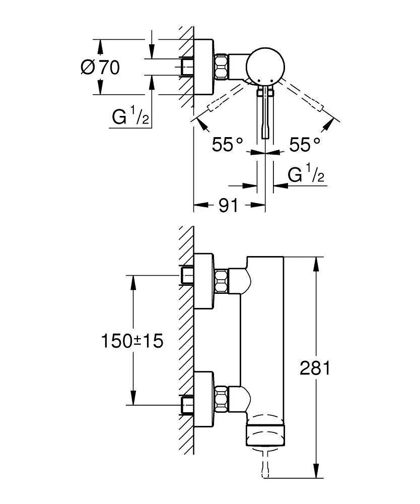 Grohe Essence Slavina Za Tuš Kadu 25252001