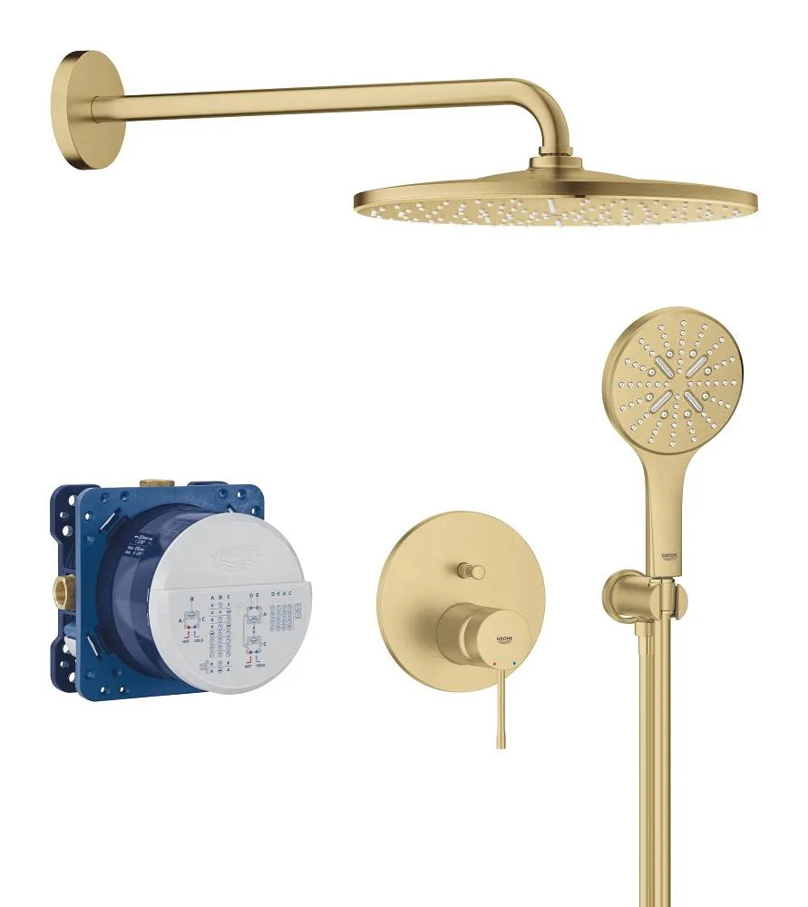 Grohe Essence brushed cool sunrise ugradni tuš sistem sa Rainshower Mono 310 25287GN0