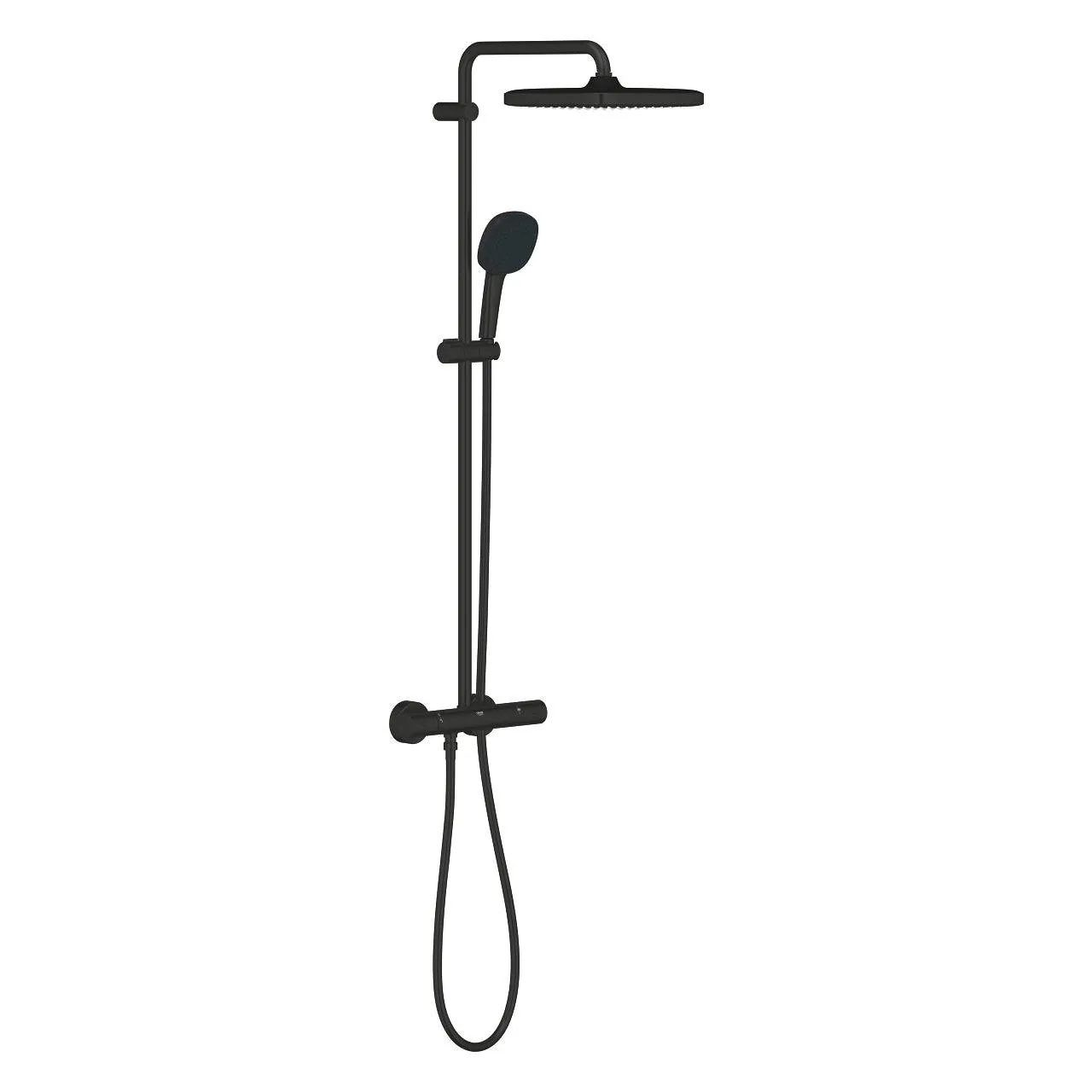 Grohe Tempesta Cube 250 Termostatski Usponski Tuš Sistem Matte Black 266892431