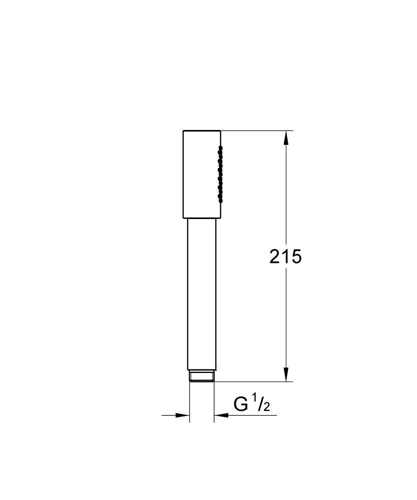 Grohe Rainshower aquastick tuš ručica warm sunset 26866da0