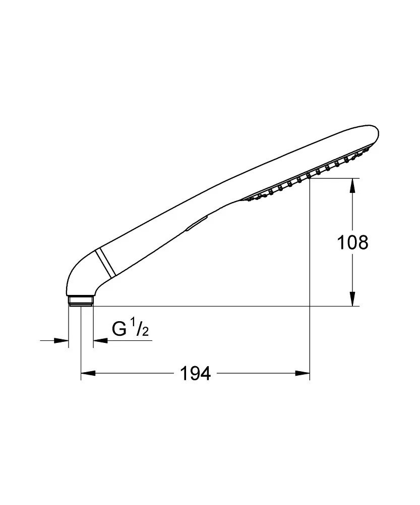 Grohe eco 120 tuš ručica 27274000