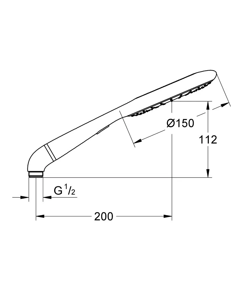 Grohe Icon  Rainshower Hrom ručica 27276000