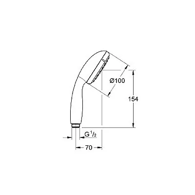 Grohe Tempesta 100 ručica tuša 27852001