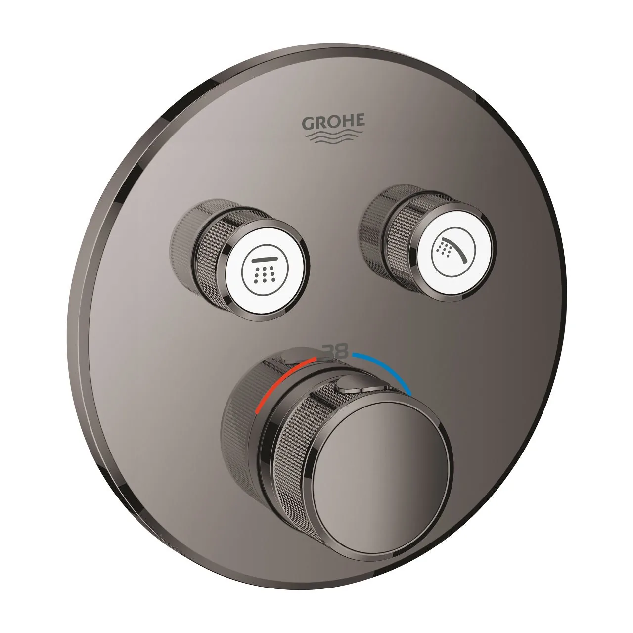 Grohe Grohtherm Smartcontrol Termostatski Mešač Za 2 Potrosaca Hard Graphite 29119A00